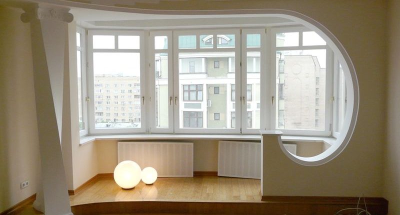 Расширение комнаты за счет балкона или лоджии